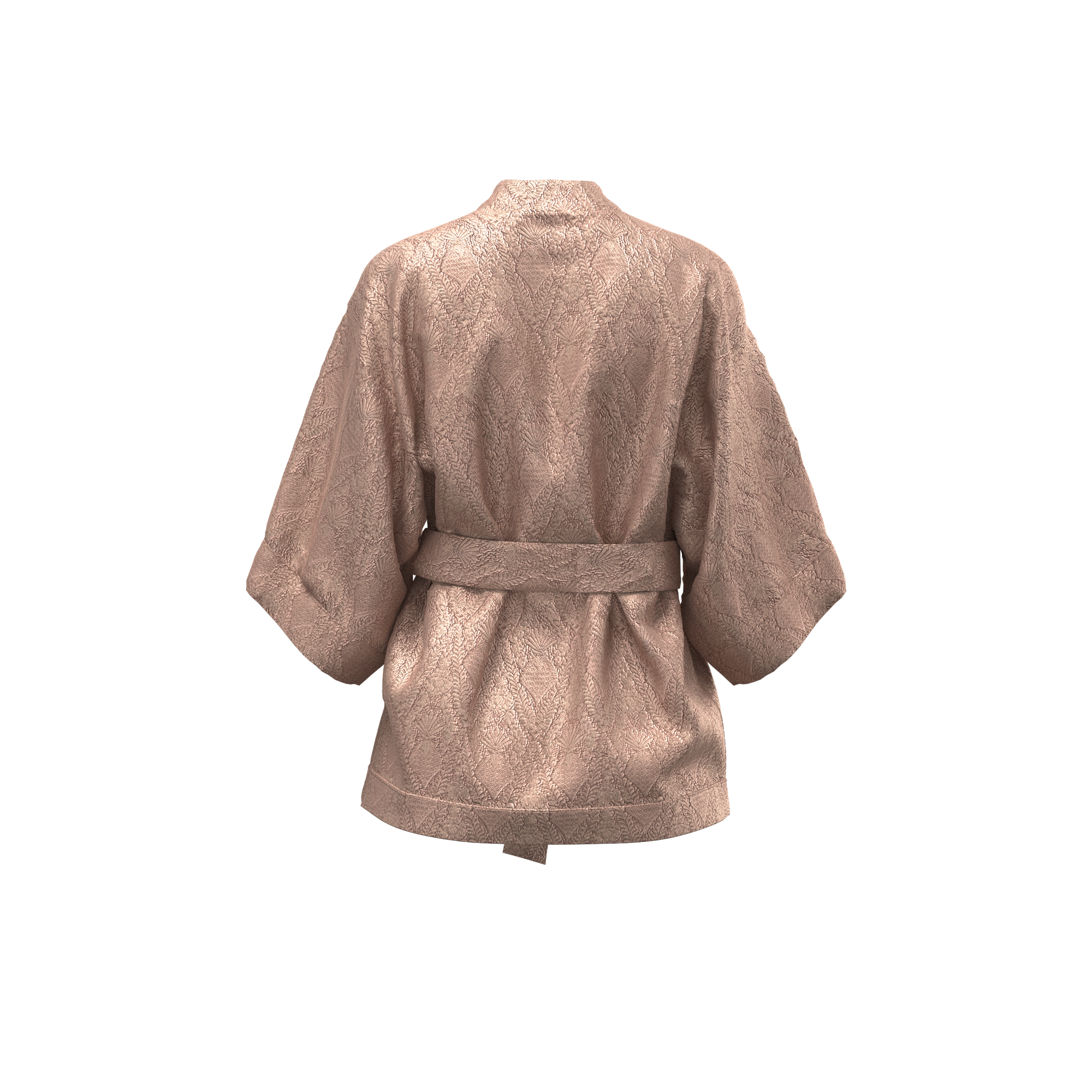 CYRUS SHORT BOXY JACKET -  Rose gold