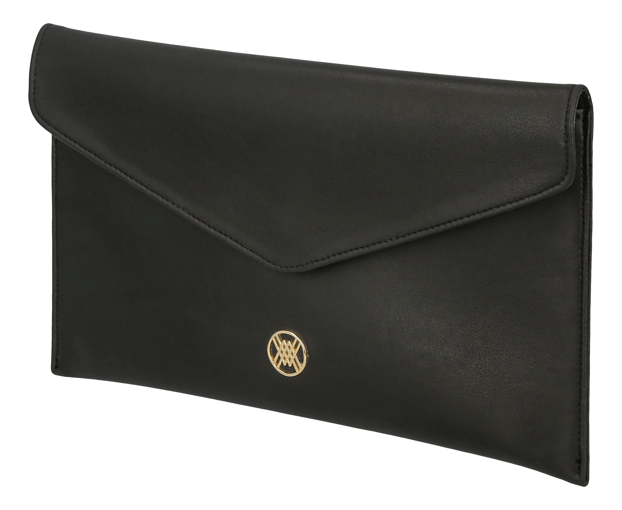 DIRAN vegan leather envelope bag - Black