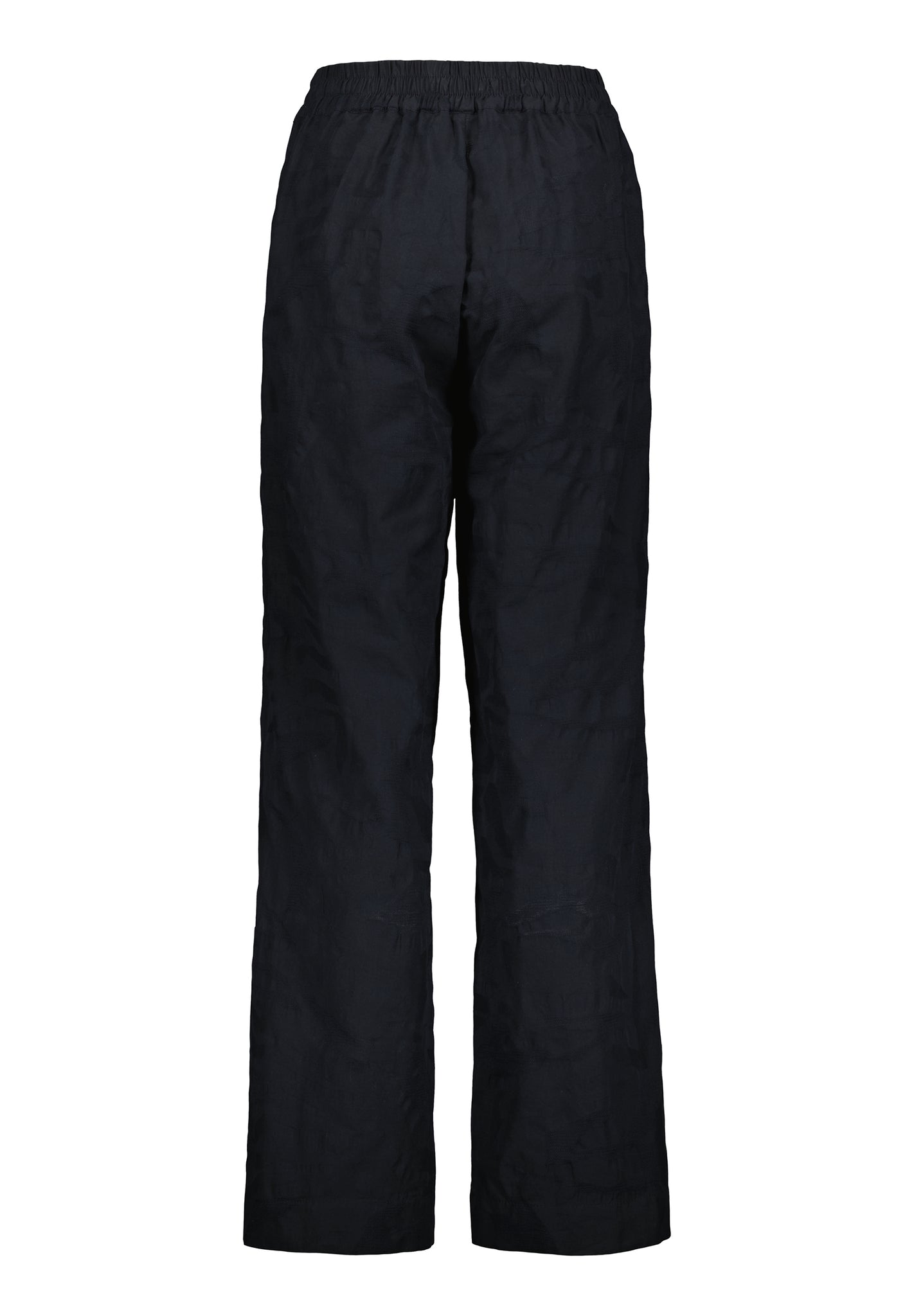 SCRIPPS LOOSE FIT PANTS -  Midnight blue punched cotton