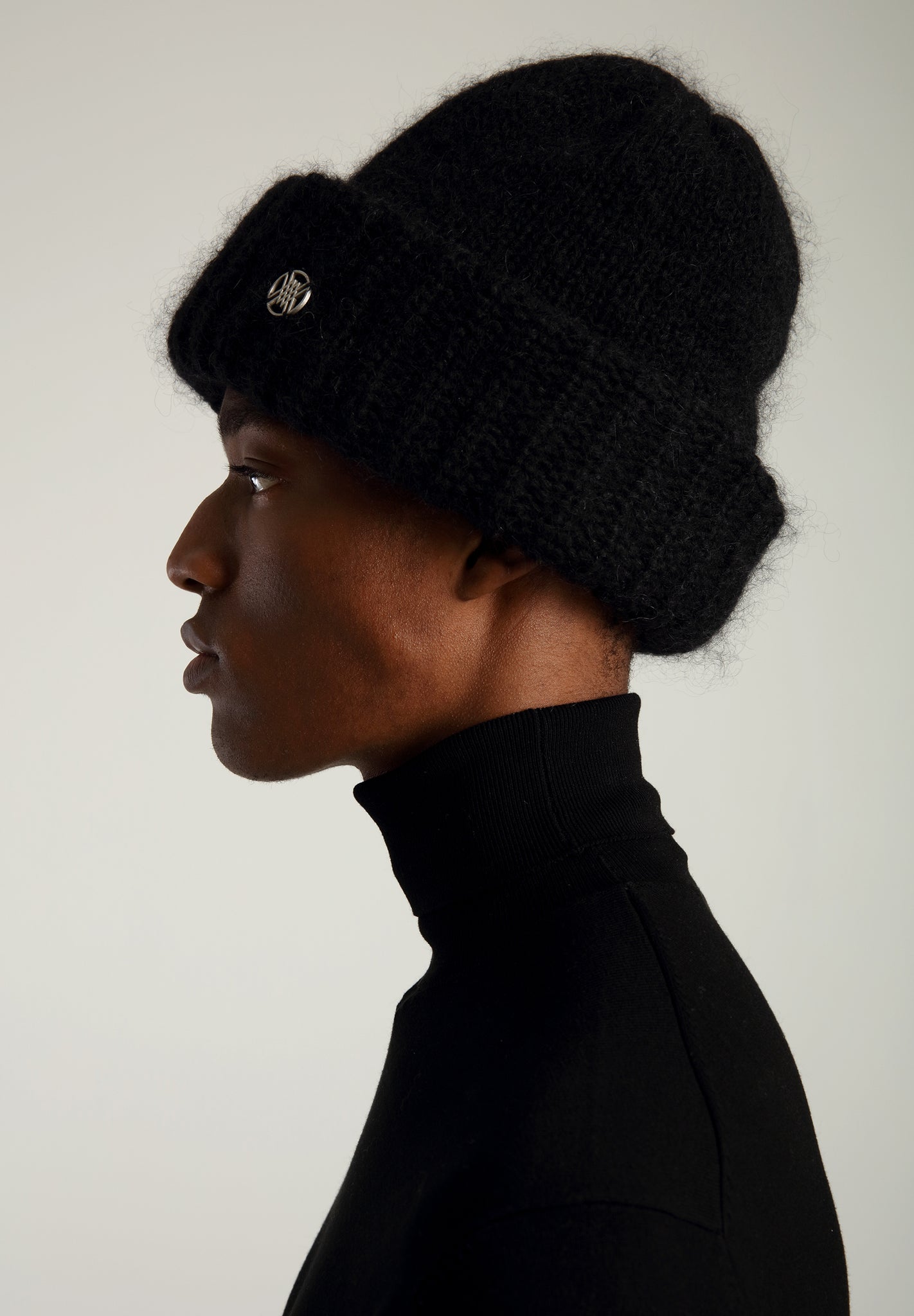 BARROW CHUNKY BEANIE & MILLER RIB SCARF SET - Black