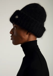 BARROW CHUNKY BEANIE & MILLER RIB SCARF SET - Black