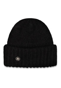 BARROW CHUNKY BEANIE & MILLER RIB SCARF SET - Black