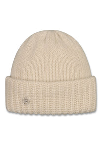 BARROW CHUNKY BEANIE & MILLER RIB SCARF SET - Light ecru