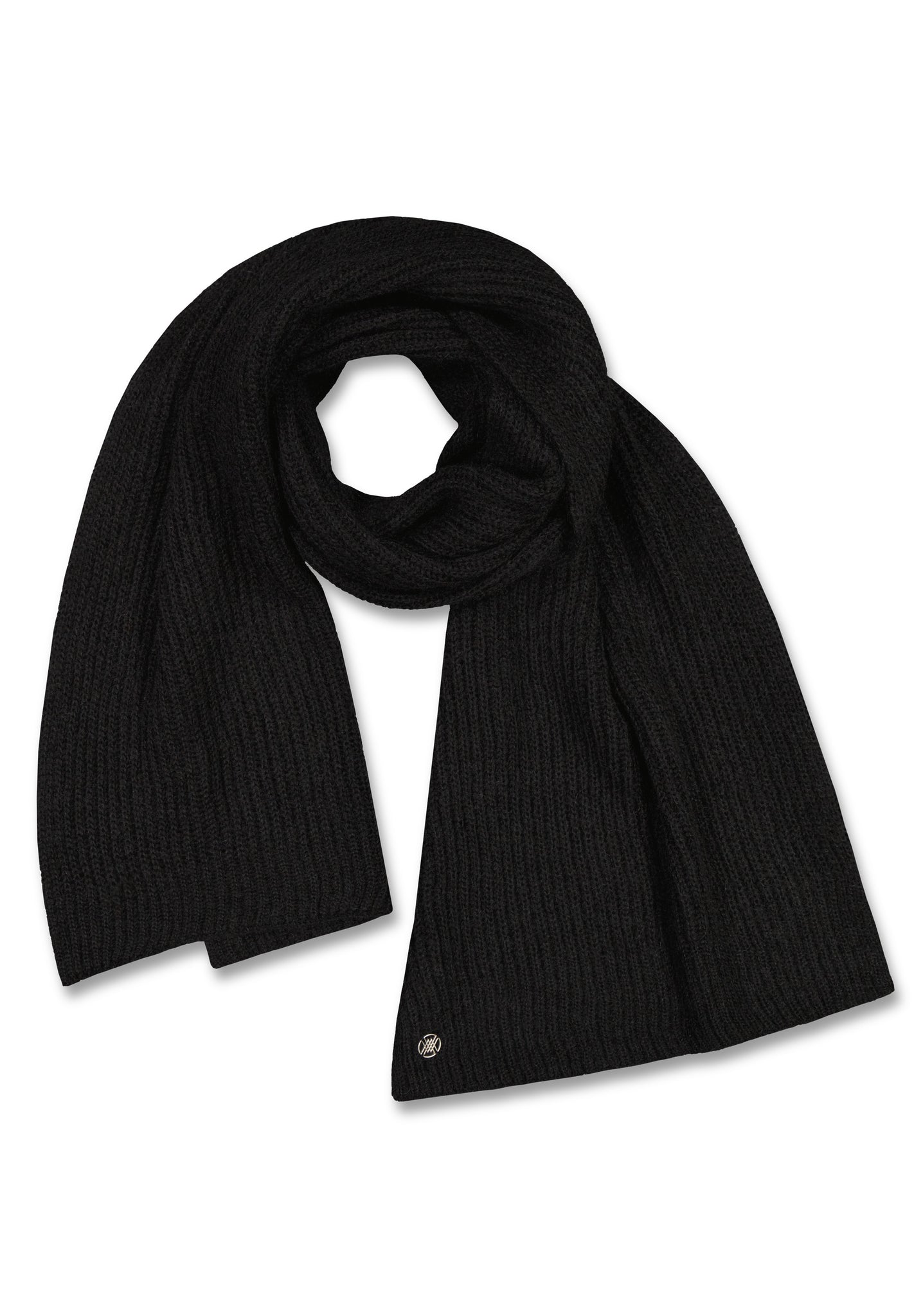 BARROW CHUNKY BEANIE & MILLER RIB SCARF SET - Black