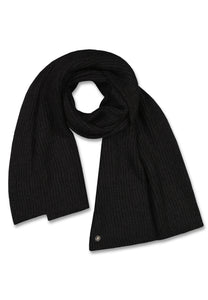 BARROW CHUNKY BEANIE & MILLER RIB SCARF SET - Black